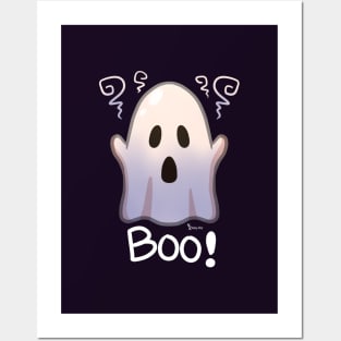 Boo! Ghost - Halloween Posters and Art